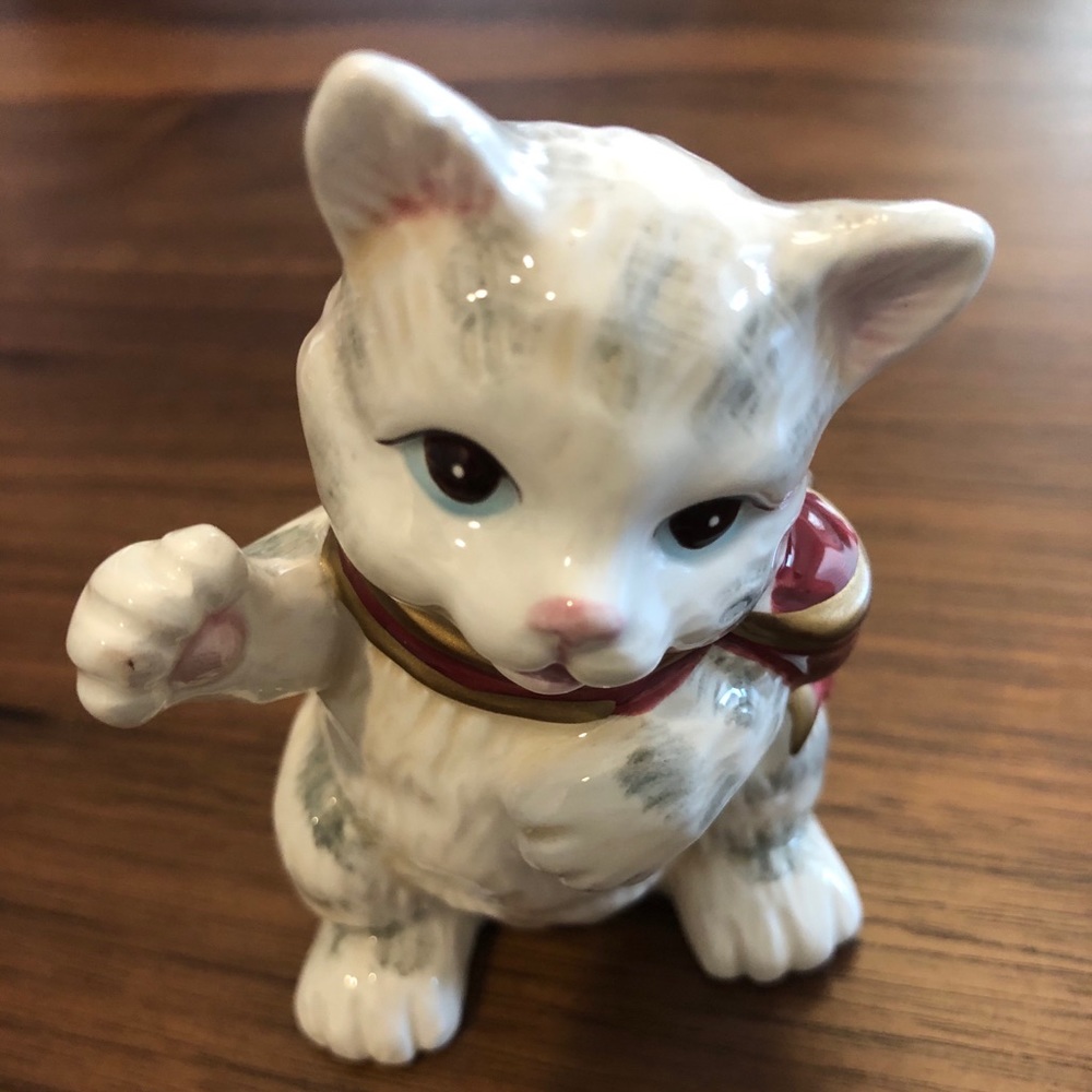 Vintage Fitz & Floyd Kristmas Kitty salt & pepper - Picture 4 of 11
